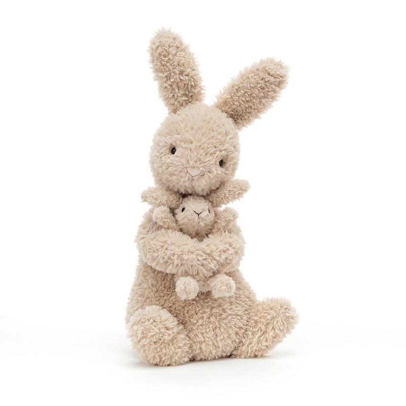 Gustaw Grand Lapin en Peluche, Peluche Lapin - XXL Lapin, Peluche Douce et  Câline, Peluche Méga Plüsch Lapin en Peluche pour Enfants, Bébé (Beige